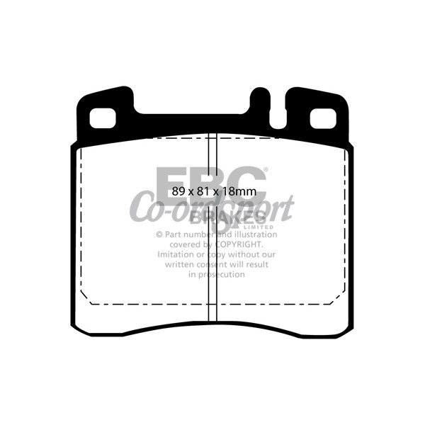 EBC Ultimax OEM Replacement Brake Pads image