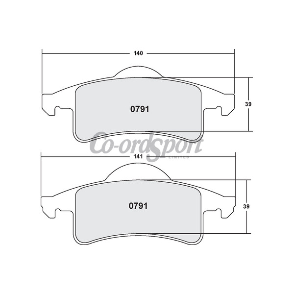 PFC 791 Carbon Metallic Brake Pad Set image