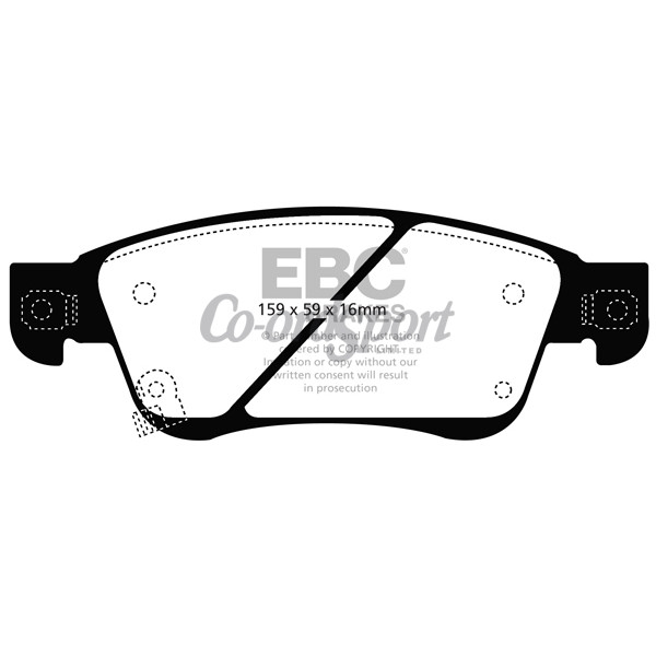 EBC Ultimax OEM Replacement Brake Pads image