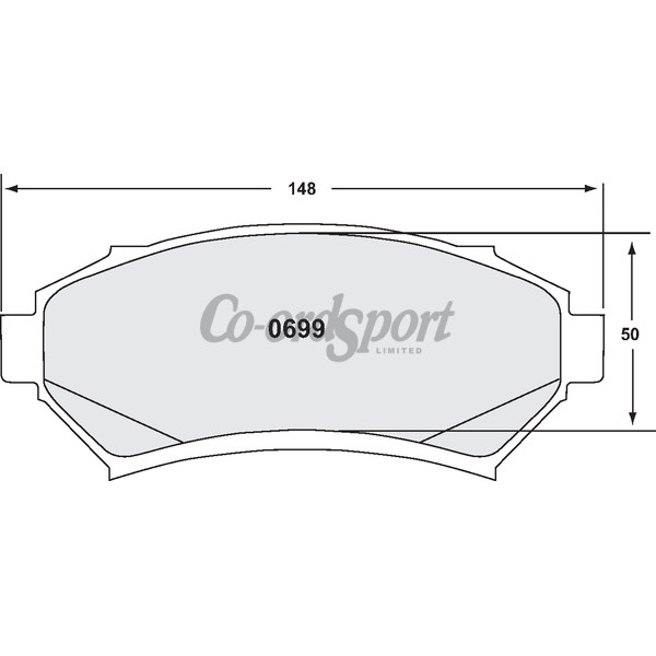 PFC 699 Carbon Metallic Brake Pad Set image