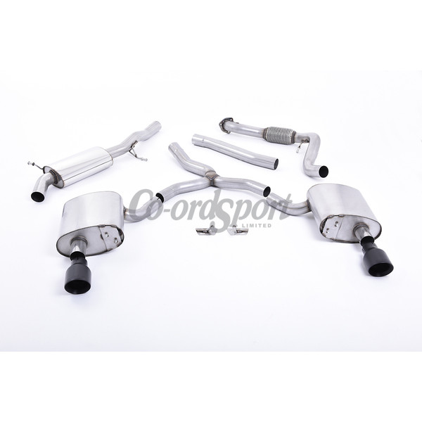 Milltek Cat-back Audi A4 2.0 TFSI B9 Quattro Saloon and Ava image