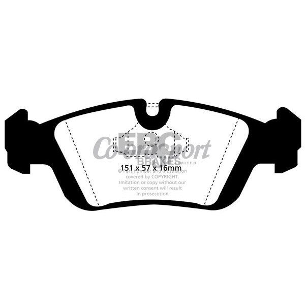 EBC Ultimax OEM Replacement Brake Pads image