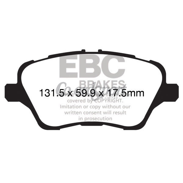 EBC Ultimax OEM Replacement Brake Pads image