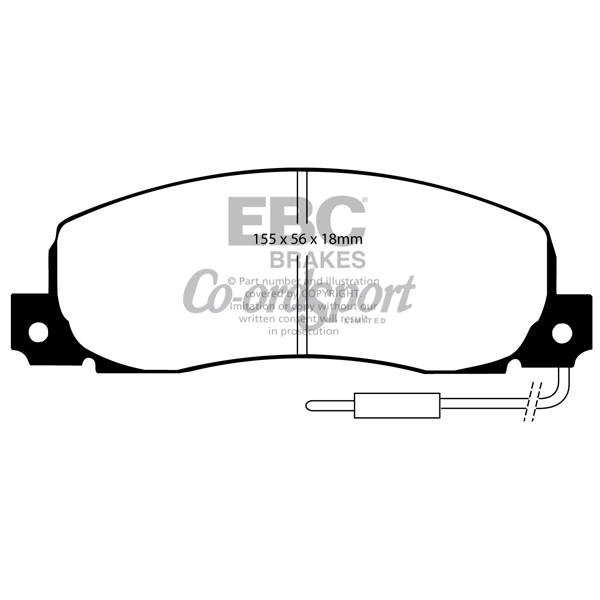 EBC Ultimax OEM Replacement Brake Pads image