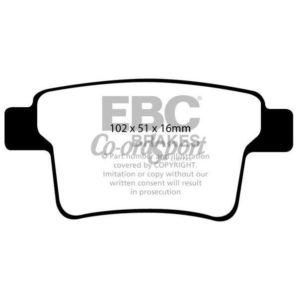 EBC Ultimax OEM Replacement Brake Pads image