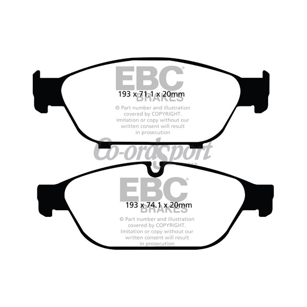 EBC Ultimax OEM Replacement Brake Pads image