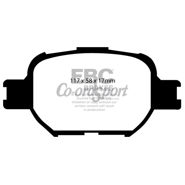 EBC Ultimax OEM Replacement Brake Pads image