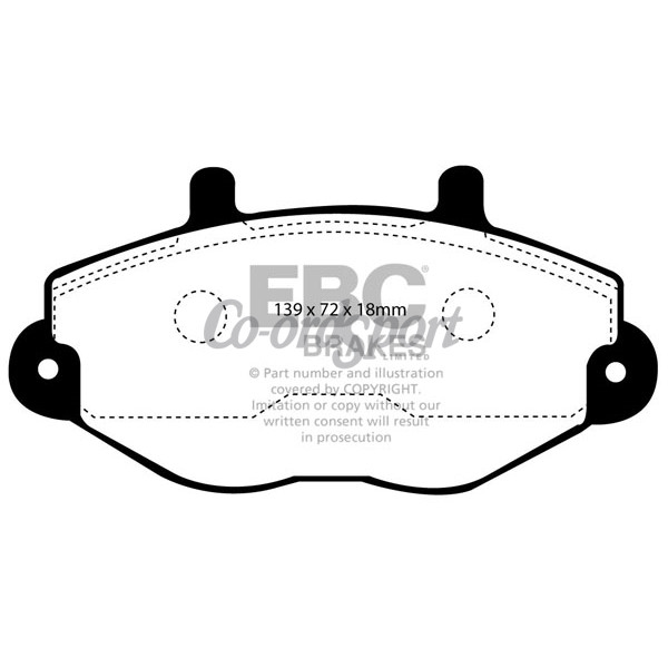 EBC Ultimax OEM Replacement Brake Pads image