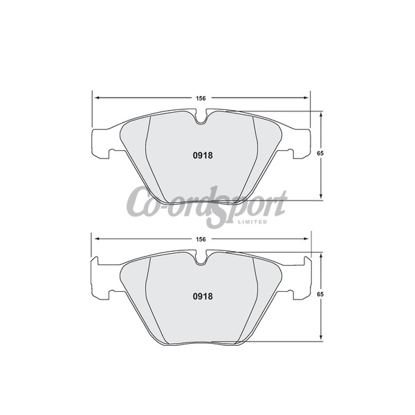 PFC 0918 Race Pad Set - 11 Compound 19 mm image