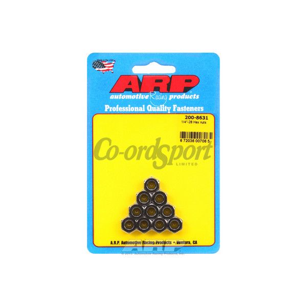 ARP 1/4-28 hex nut kit image