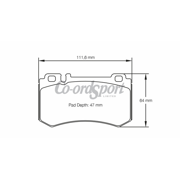 Pagid racing brake pads -RSL19 image