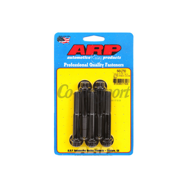 ARP 7/16-14 x 2.750 12pt black oxide bolts image