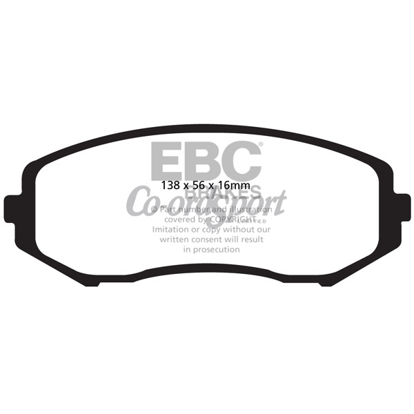 EBC Ultimax OEM Replacement Brake Pads image