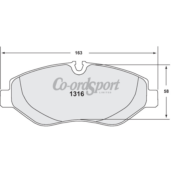 PFC 1316 Z-Rated Brake Pad Set image