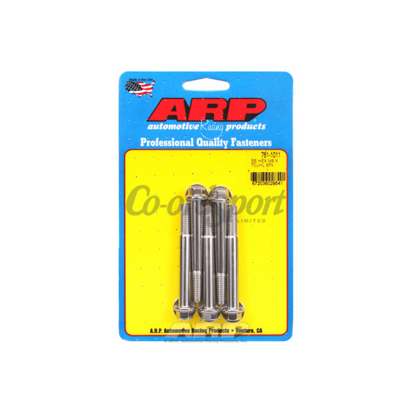ARP M8 x 1.25 x 70 hex SS bolts image