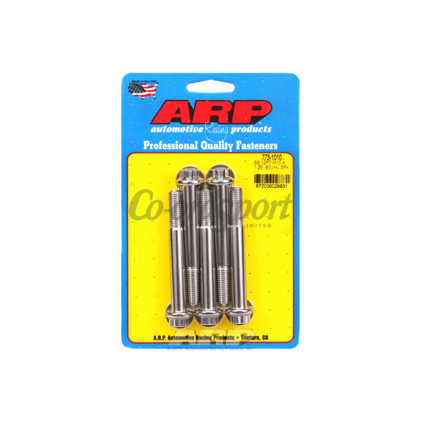 ARP M10 x 1.25 x 80 12pt SS bolts image