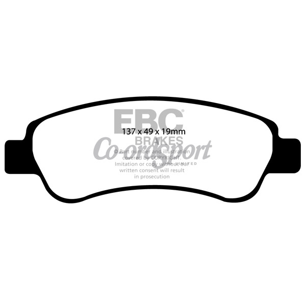 EBC Ultimax OEM Replacement Brake Pads image