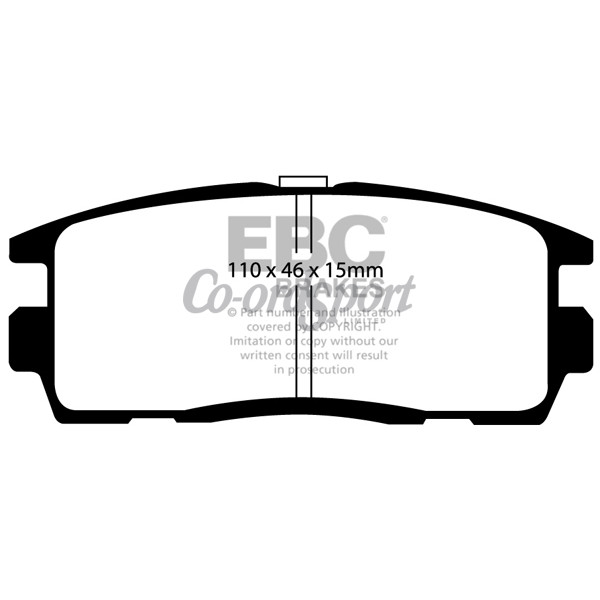 EBC Ultimax OEM Replacement Brake Pads image