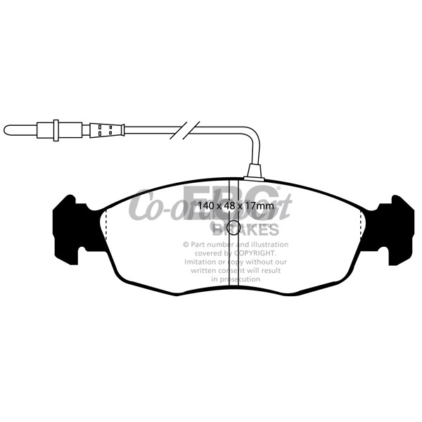 EBC Ultimax OEM Replacement Brake Pads image