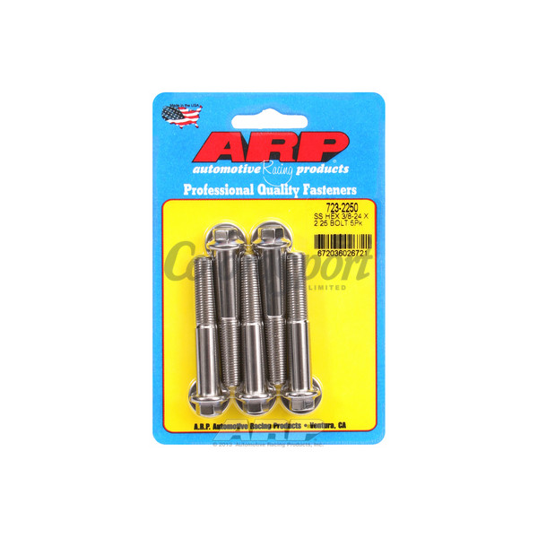 ARP 3/8-24 x 2.250 hex SS bolts image