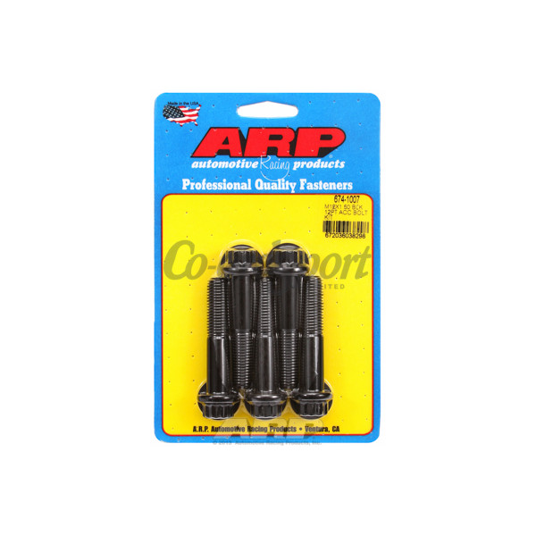 ARP M12 x 1.50 x 60 12pt black oxide bolts image