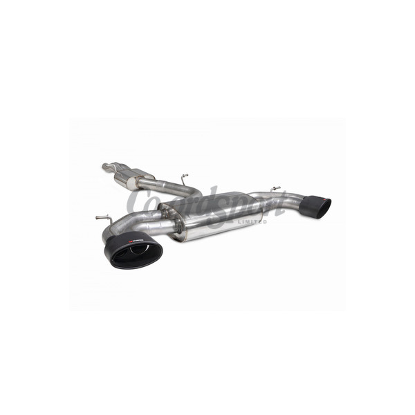 Scorpion Resonated cat-back system with no valves Audi TTRS MK3 C image