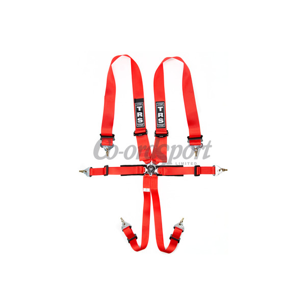 TRS New Pro Superlite 2in/3in - 6 point Harness in Red image