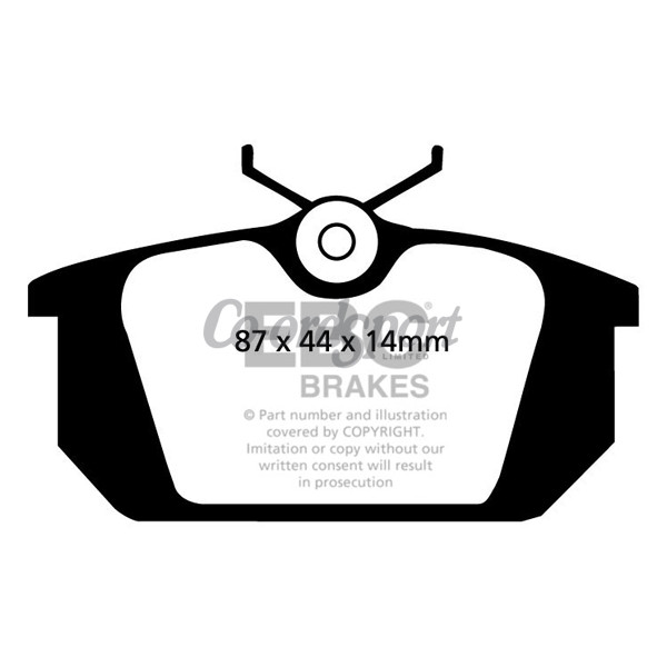 EBC Ultimax OEM Replacement Brake Pads image