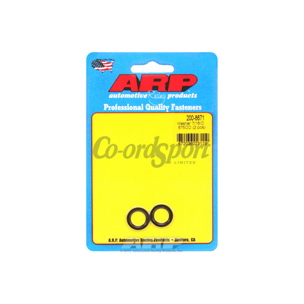 ARP 7/16 ID 5/8 OD chamfer con rod washer image
