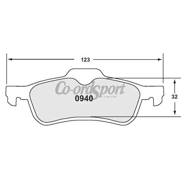 PFC 940 Race Pad Set - 97 Compound 16 mm image