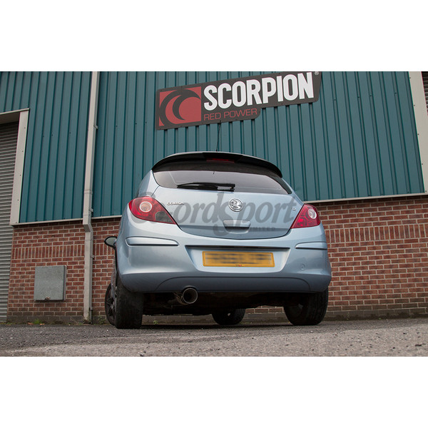 Scorpion Non-resonated cat-back system for Vauxhall Corsa D 1.0/1 image