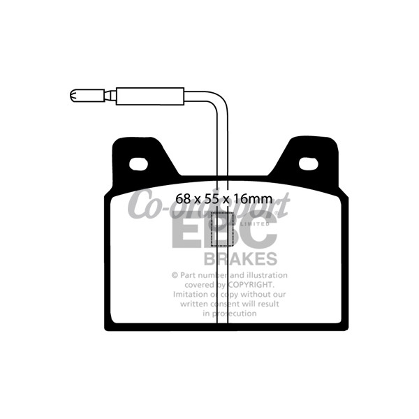 EBC Ultimax OEM Replacement Brake Pads image