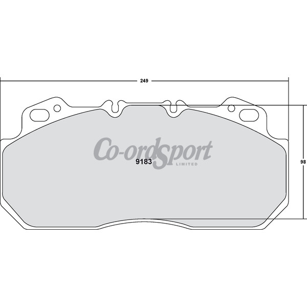 PFC 9183 Brake Pad Set Anti-Corrosion image