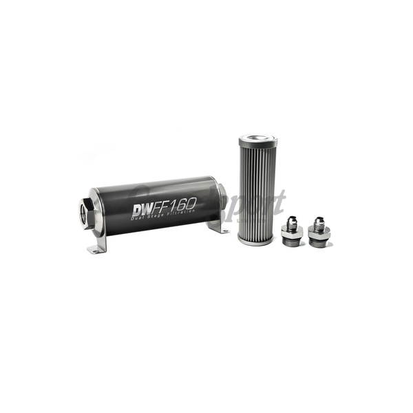 DW In-line fuel filter element and housing kit  stainless st image