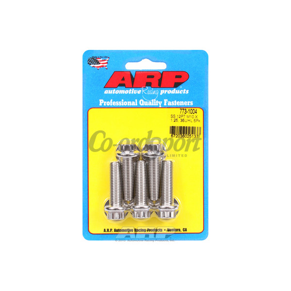 ARP M10 x 1.25 x 35 12pt SS bolts image