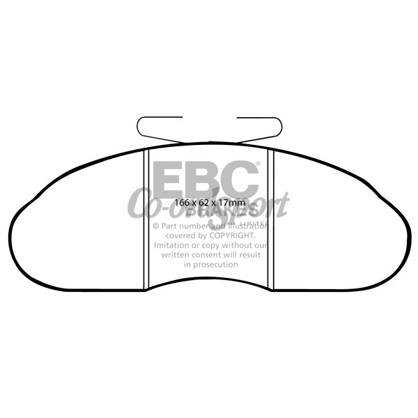 EBC Ultimax OEM Replacement Brake Pads image