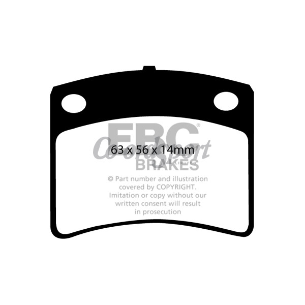 EBC Ultimax OEM Replacement Brake Pads image