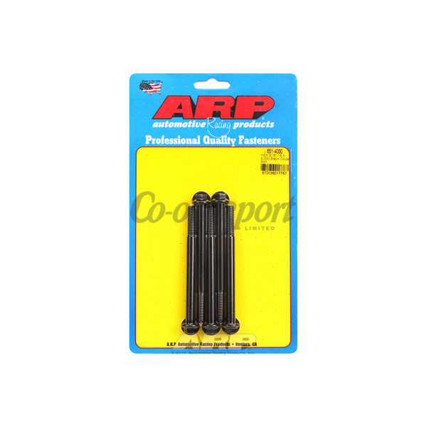 ARP 5/16-18 X 4.000 hex black oxide bolts image