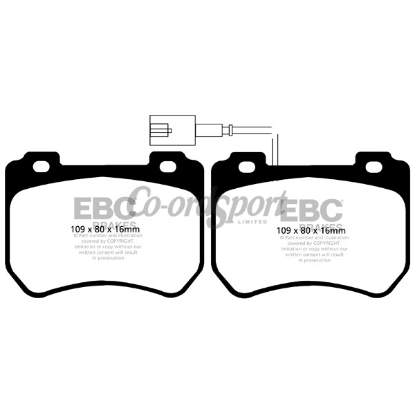 EBC Ultimax OEM Replacement Brake Pads image