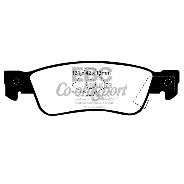 EBC Ultimax OEM Replacement Brake Pads image