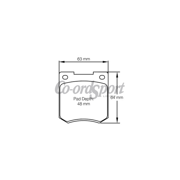Pagid racing brake pads -RSH29E image