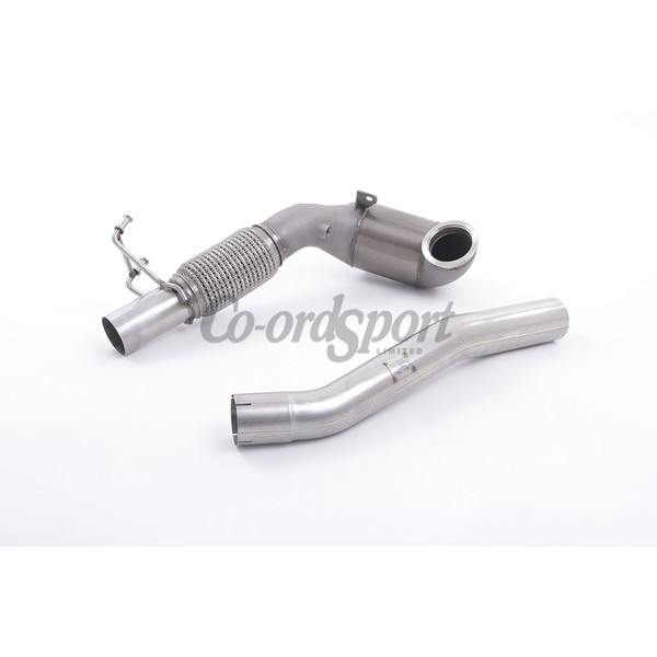 Milltek Cast Downpipe with Race Cat Skoda Octavia vRS 2.0 image
