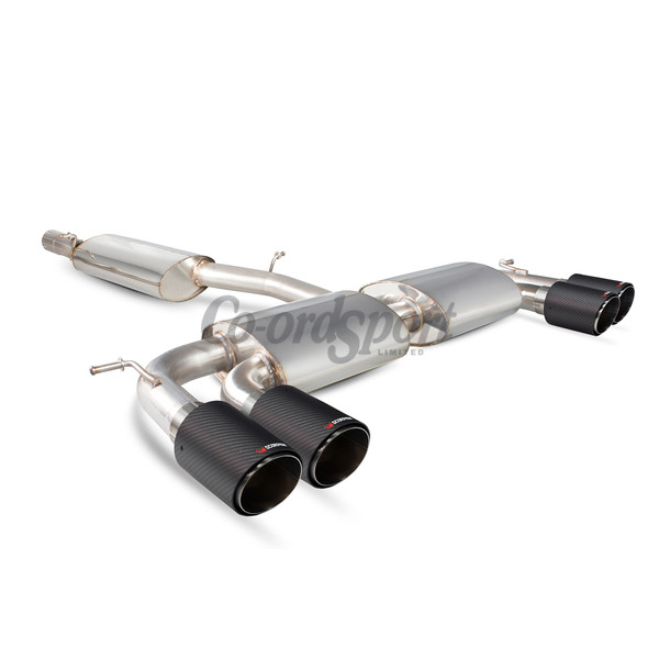 Scorpion Resonated cat-back system with no valves for Volkswagen image
