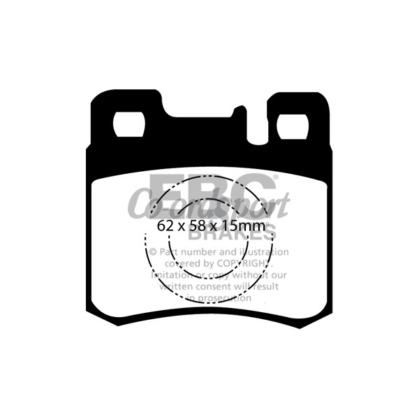 EBC Ultimax OEM Replacement Brake Pads image