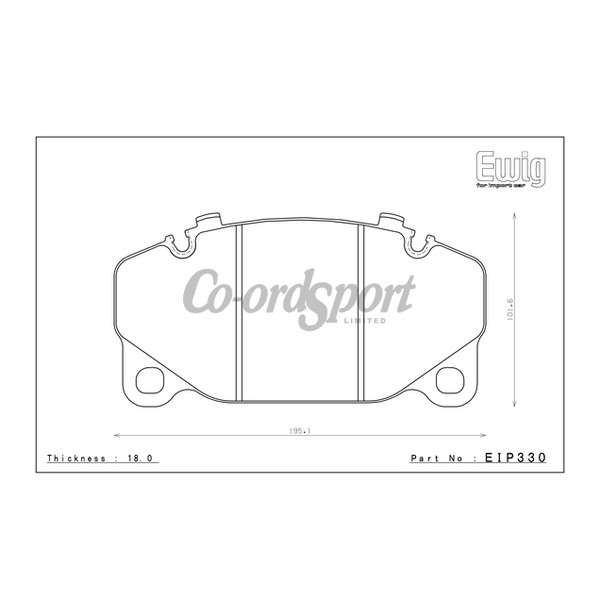 Endless Brake Pads ME22 Compound image