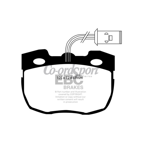 EBC Ultimax OEM Replacement Brake Pads image