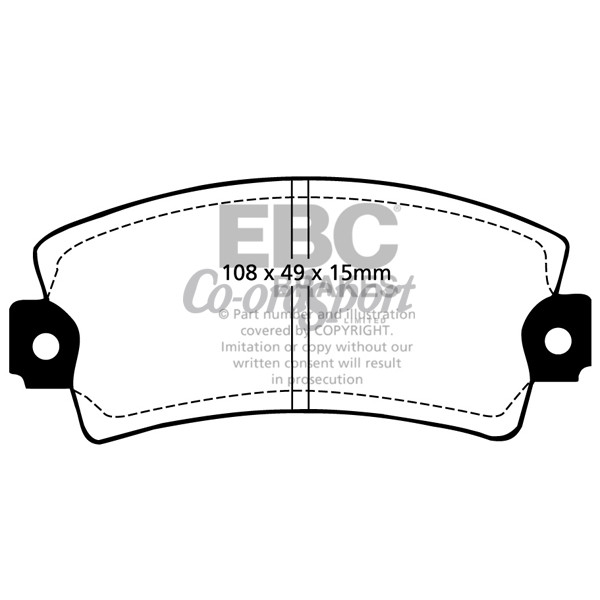 EBC Ultimax OEM Replacement Brake Pads image