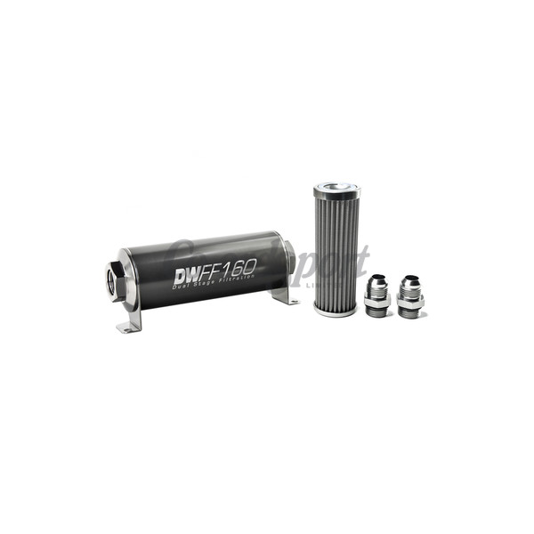 DW In-line fuel filter element and housing kit  stainless st image