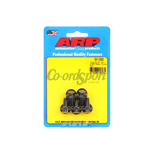ARP 5/16-18 x 0.560 12pt black oxide bolts image