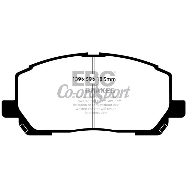 EBC Ultimax OEM Replacement Brake Pads image